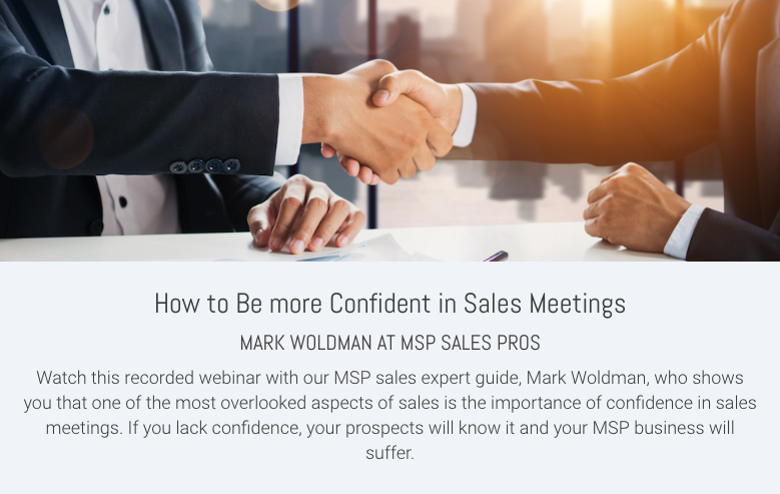 How to Be more Confident in Sales Meetings