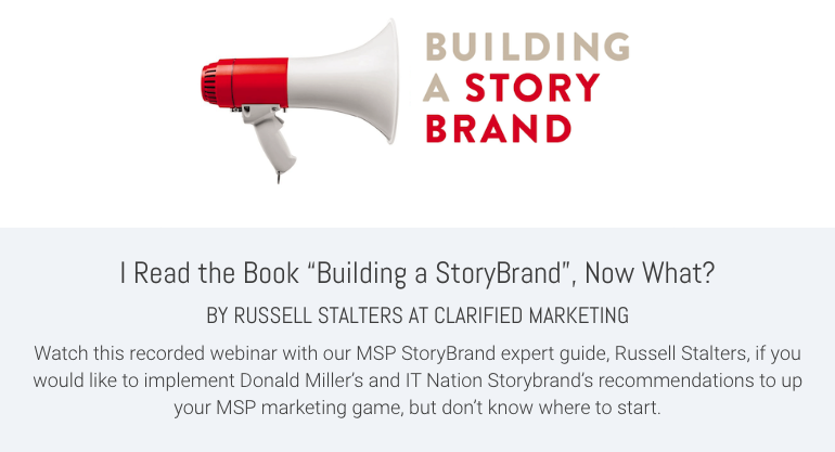 I Read the Book “Building a StoryBrand”, Now What?