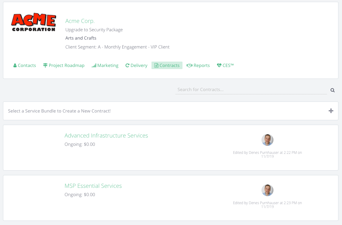 IT service contracts
