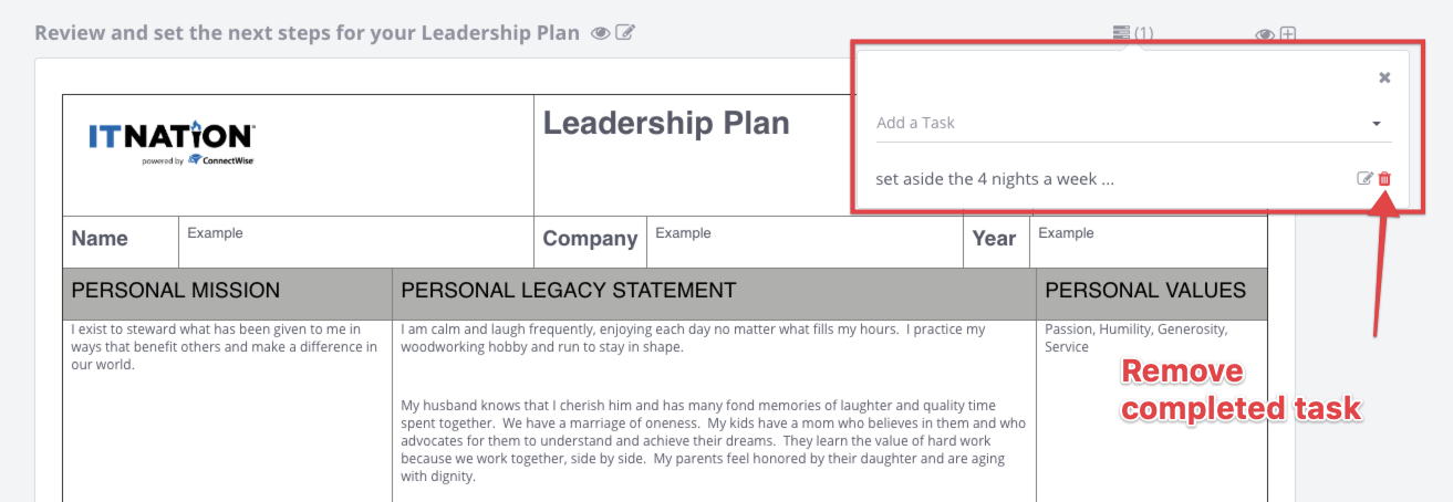 IT Nation Evolve - Leadership Plan