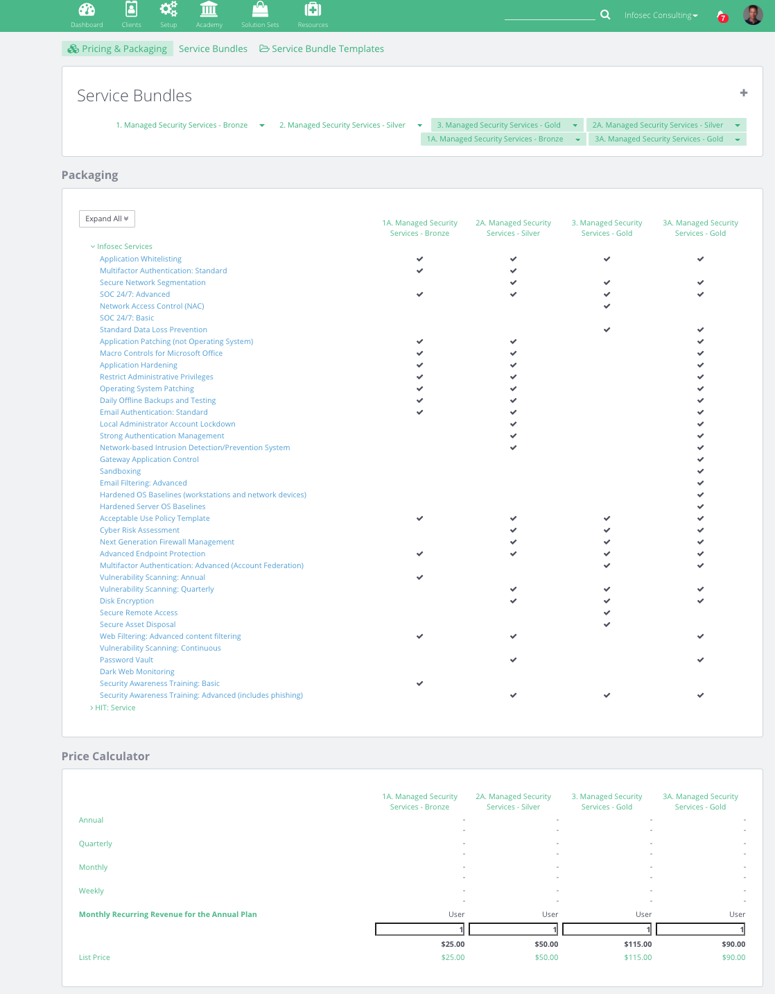 infosec-service-catalogue